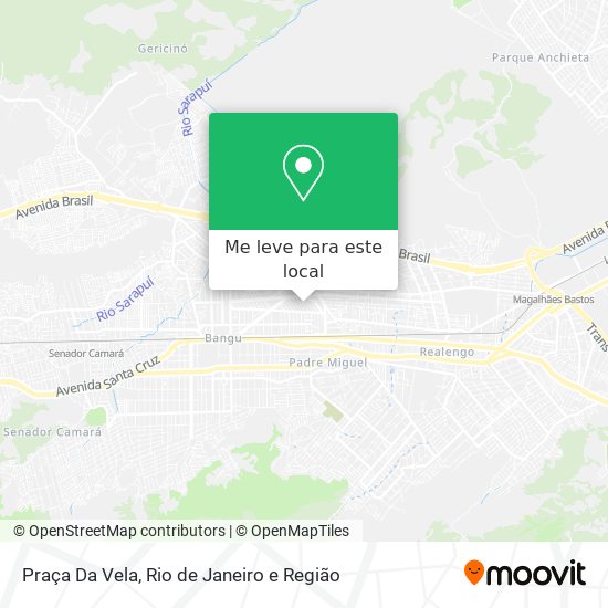 Praça Da Vela mapa