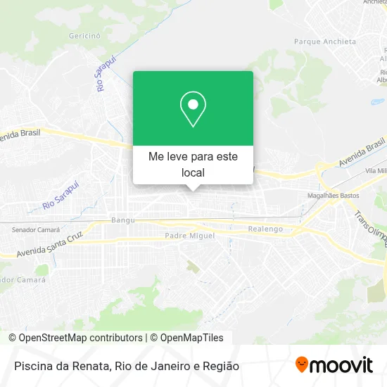 Piscina da Renata mapa