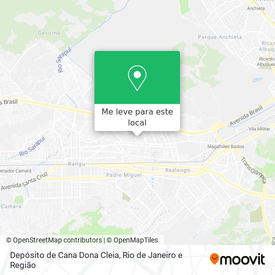 Depósito de Cana Dona Cleia mapa
