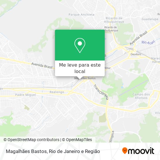 Magalhães Bastos mapa