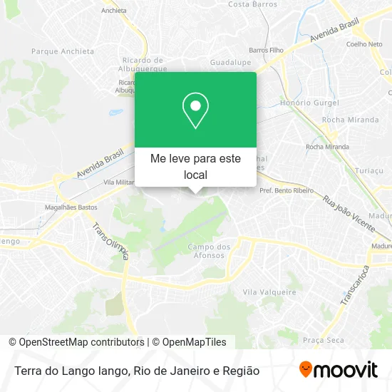 Terra do Lango lango mapa