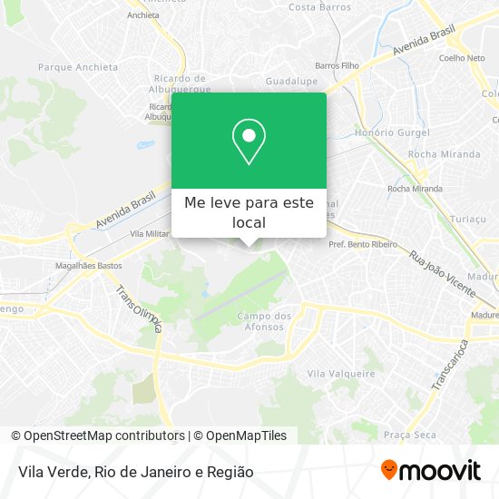 Vila Verde mapa
