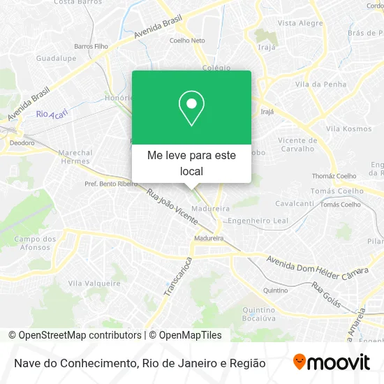 Nave do Conhecimento mapa