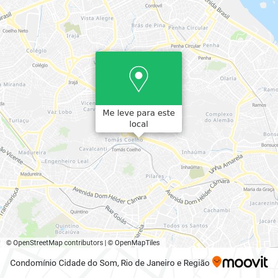 Condomínio Cidade do Som mapa