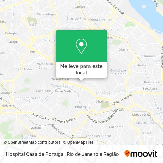 Hospital Casa de Portugal mapa