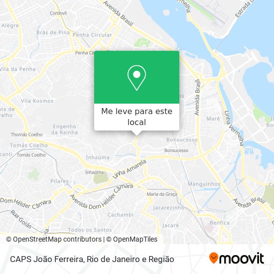 CAPS João Ferreira mapa
