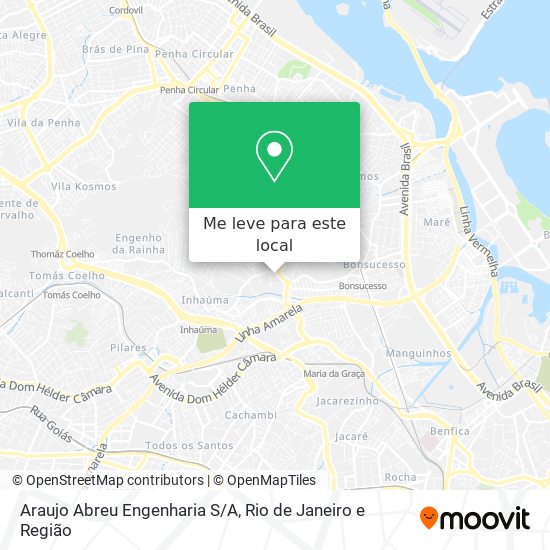 Araujo Abreu Engenharia S/A mapa