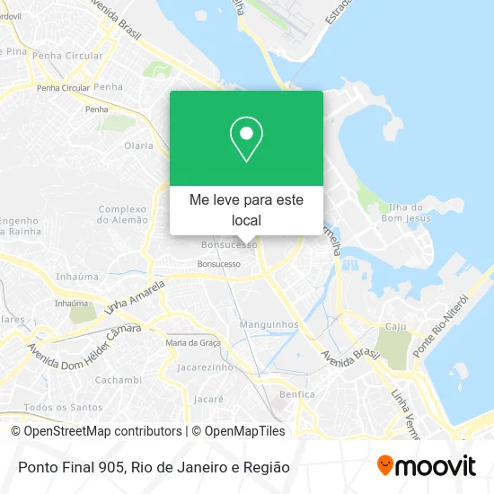 Ponto Final 905 mapa