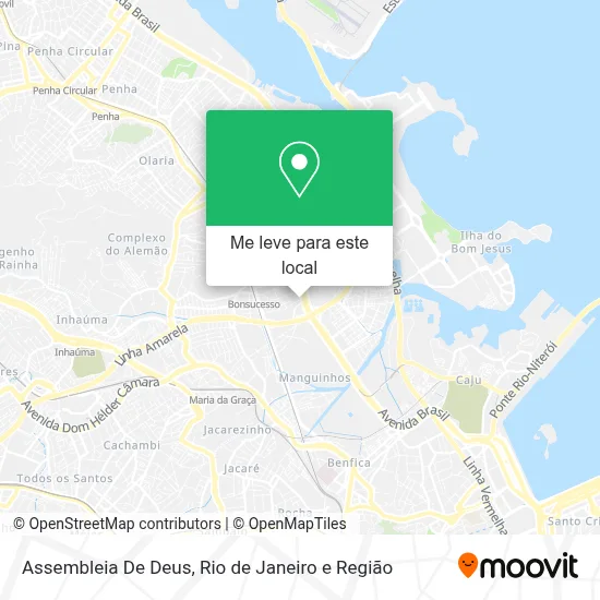 Assembleia De Deus mapa