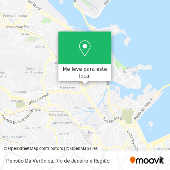 Pensão Da Verônica mapa