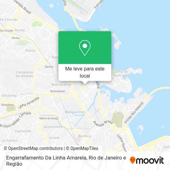 Engarrafamento Da Linha Amarela mapa