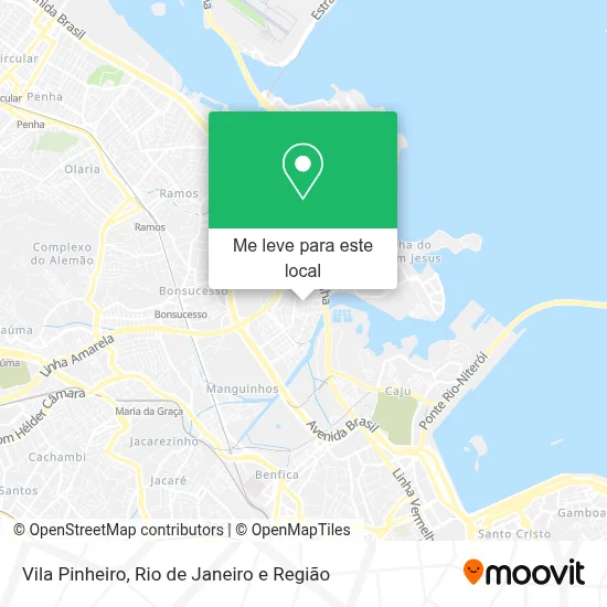 Vila Pinheiro mapa