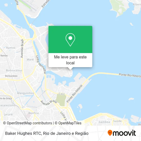 Baker Hughes RTC mapa