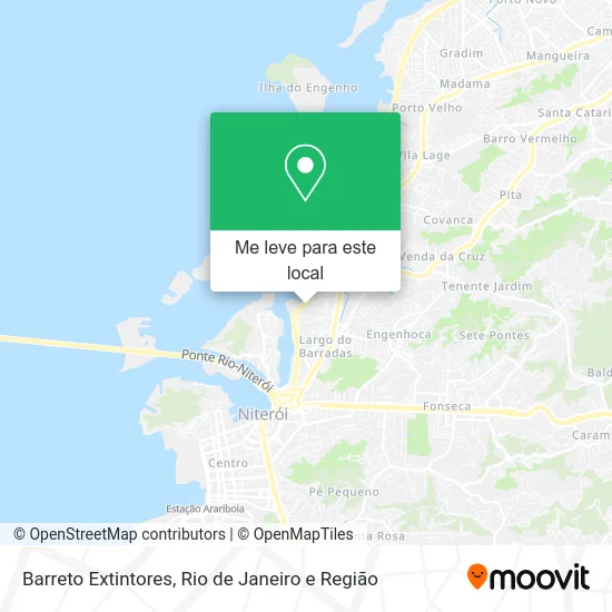 Barreto Extintores mapa
