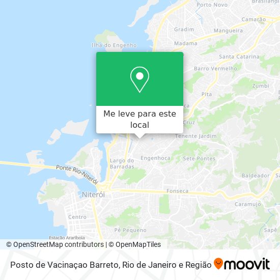 Posto de Vacinaçao Barreto mapa