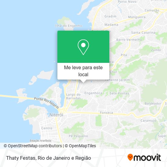 Thaty Festas mapa