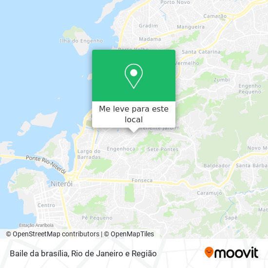 Como chegar até Baile da brasília em Niterói de Ônibus?