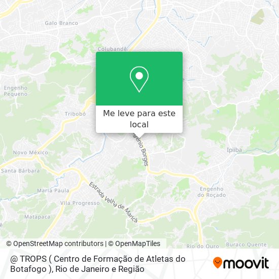 @ TROPS ( Centro de Formação de Atletas do Botafogo ) mapa