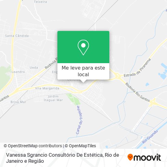 Vanessa Sgrancio Consultório De Estética mapa