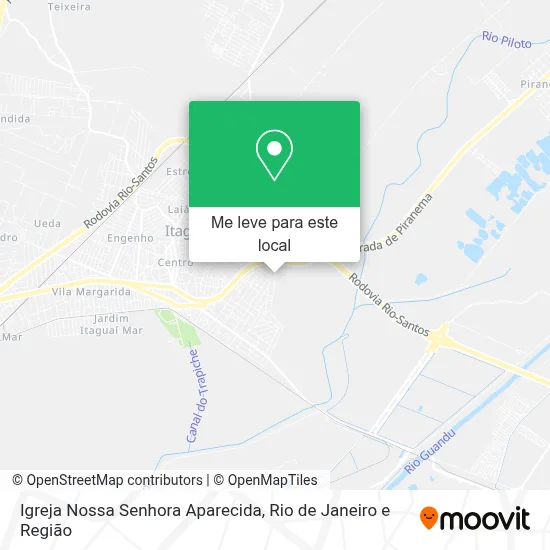 Igreja Nossa Senhora Aparecida mapa