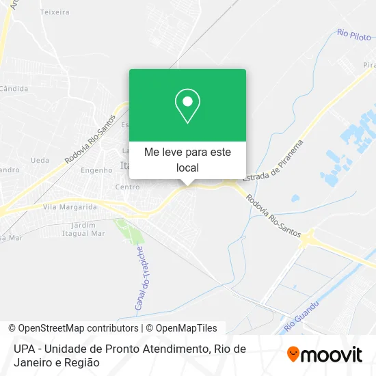 UPA - Unidade de Pronto Atendimento mapa