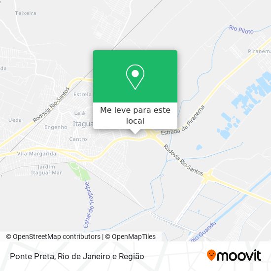 Ponte Preta mapa
