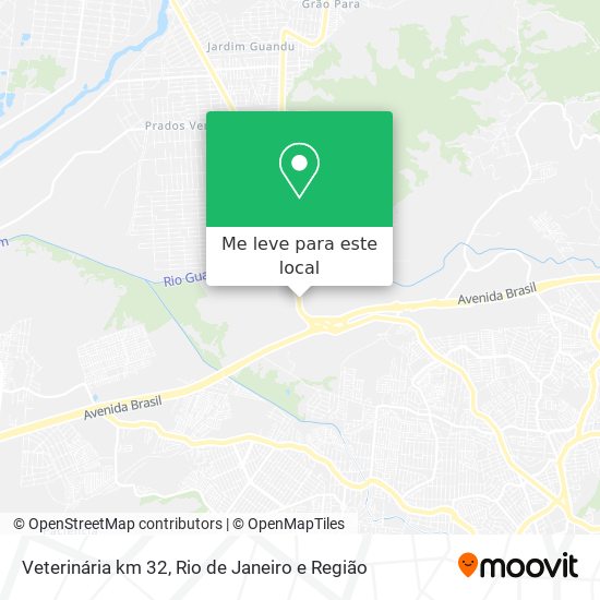 Veterinária km 32 mapa