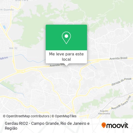Gerdau RIO2 - Campo Grande mapa