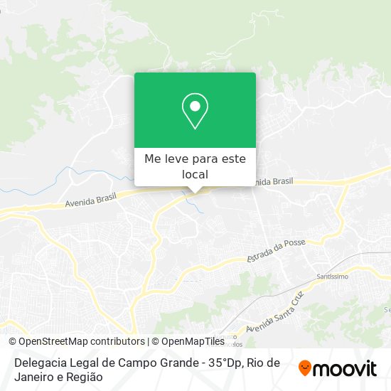 Delegacia Legal de Campo Grande - 35°Dp mapa