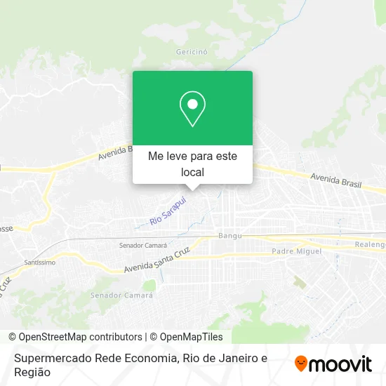 Supermercado Rede Economia mapa