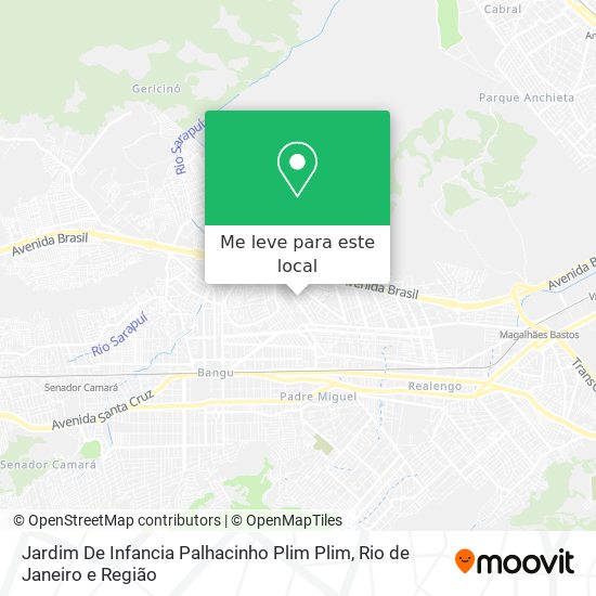 Jardim De Infancia Palhacinho Plim Plim mapa