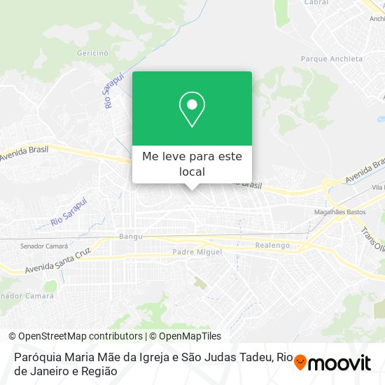 Paróquia Maria Mãe da Igreja e São Judas Tadeu mapa