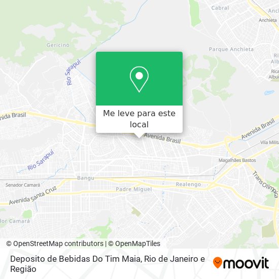 Deposito de Bebidas Do Tim Maia mapa