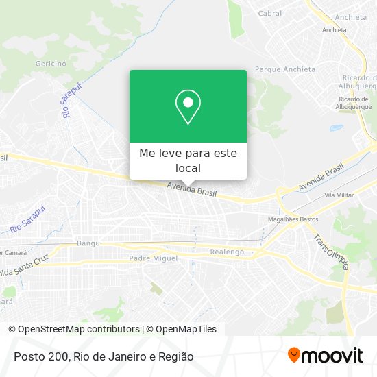 Posto 200 mapa