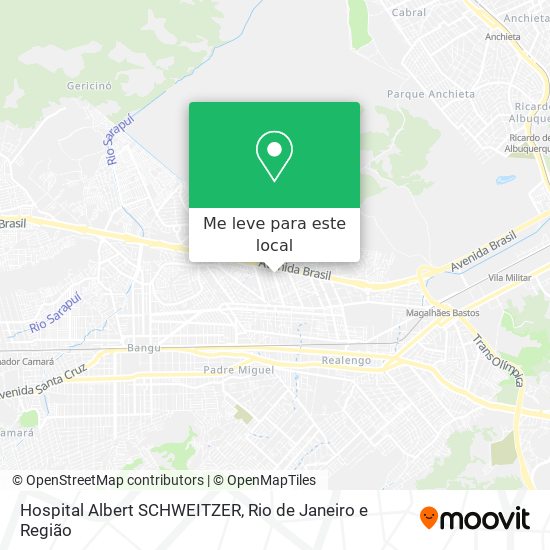 Hospital Albert SCHWEITZER mapa