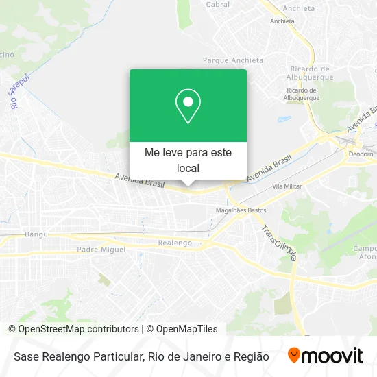 Sase Realengo Particular mapa