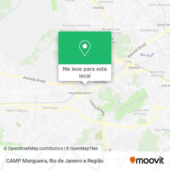 CAMP Mangueira mapa