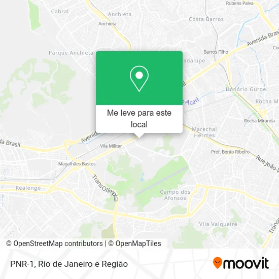 PNR-1 mapa