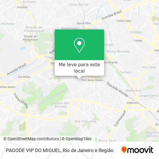 PAGODE VIP DO MIGUEL mapa