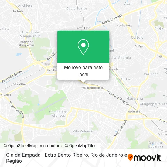 Cia da Empada - Extra Bento Ribeiro mapa