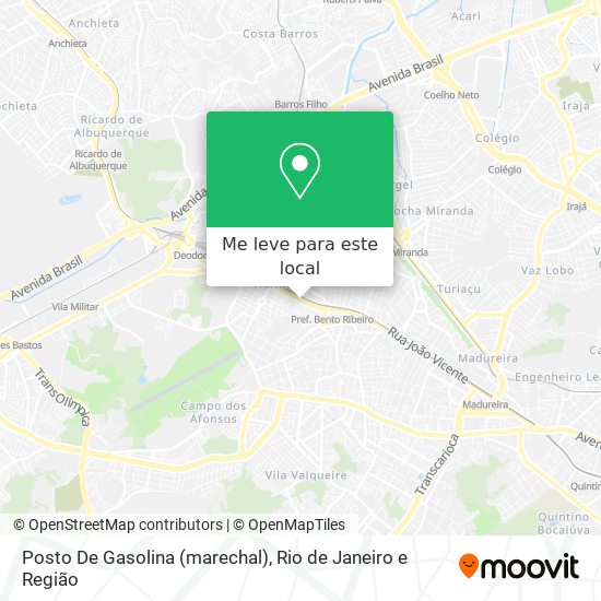 Posto De Gasolina (marechal) mapa