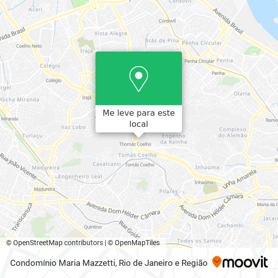 Condomínio Maria Mazzetti mapa