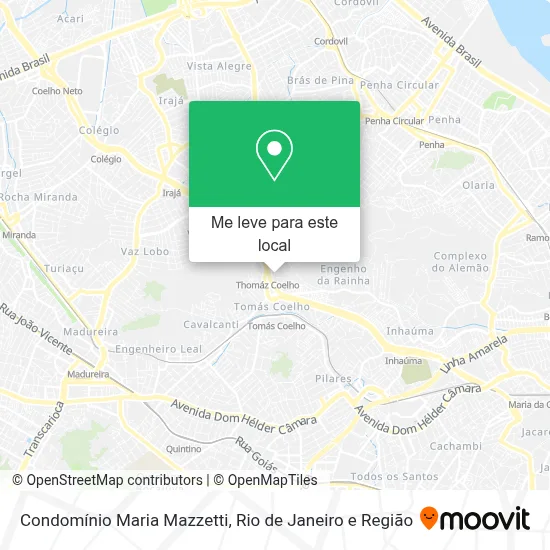 Condomínio Maria Mazzetti mapa