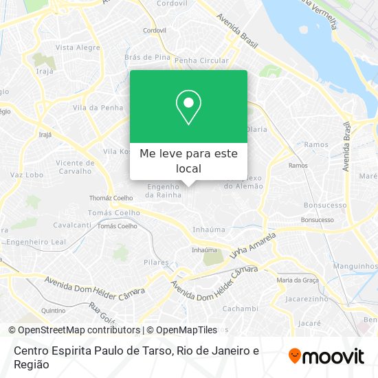 Centro Espirita Paulo de Tarso mapa