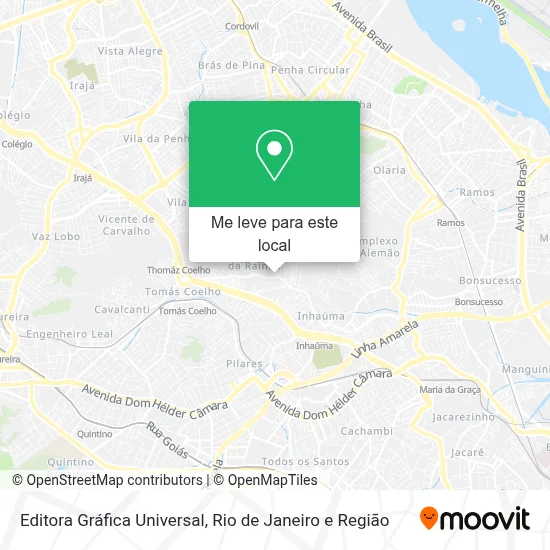 Editora Gráfica Universal mapa