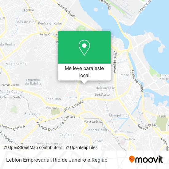 Leblon Empresarial mapa