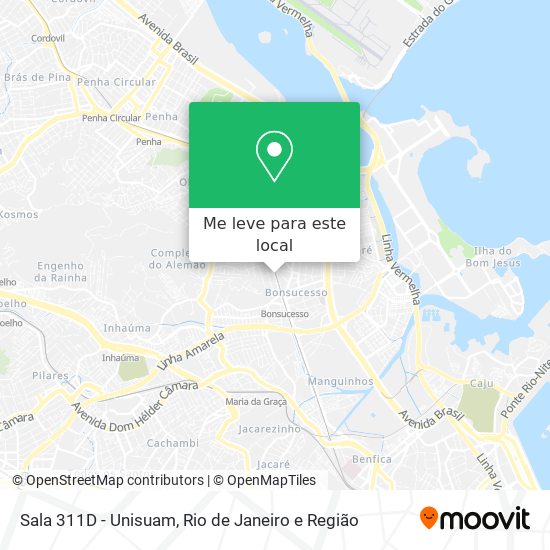 Sala 311D - Unisuam mapa