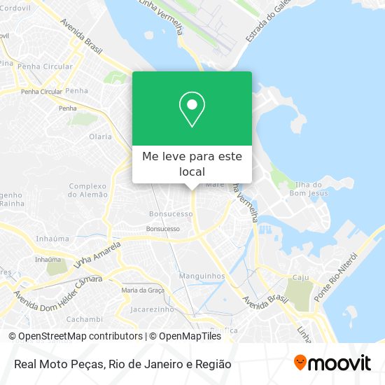 Real Moto Peças mapa