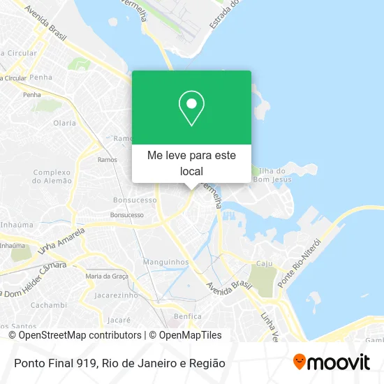 Ponto Final 919 mapa