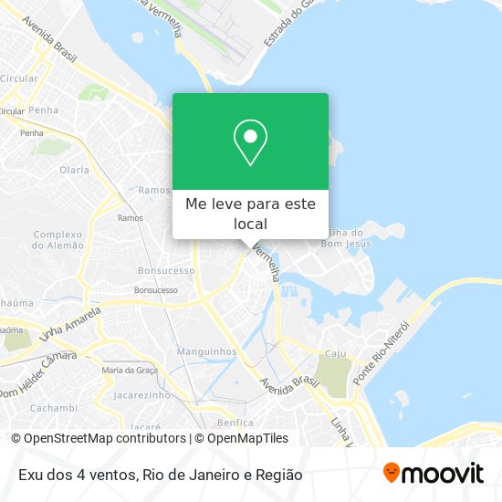 Exu dos 4 ventos mapa